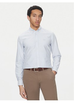 BOSS Koszula Roan 50520275 Błękitny Slim Fit ze sklepu MODIVO w kategorii Koszule męskie - zdjęcie 182757731