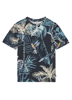 Jack&Jones Junior T-Shirt Hawaii 12269894 Granatowy Regular Fit ze sklepu MODIVO w kategorii T-shirty chłopięce - zdjęcie 182757751