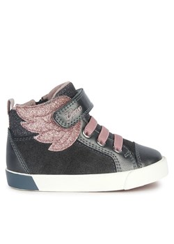 Geox Sneakersy B Kilwi Girl B36D5A 022NF C9F8W M Szary ze sklepu MODIVO w kategorii Buty sportowe dziecięce - zdjęcie 182757804