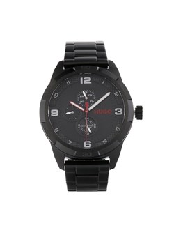 Hugo Zegarek Grip 1530279 Czarny ze sklepu MODIVO w kategorii Zegarki - zdjęcie 182757840