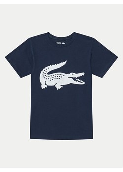 Lacoste T-Shirt TJ2910 Granatowy Regular Fit ze sklepu MODIVO w kategorii T-shirty chłopięce - zdjęcie 182757842