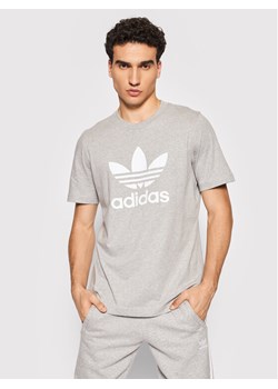 adidas T-Shirt adicolor Classics Trefoil H06643 Szary Regular Fit ze sklepu MODIVO w kategorii T-shirty męskie - zdjęcie 182757980