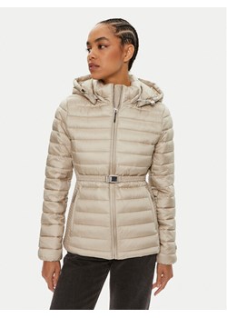 Calvin Klein Kurtka przejściowa K20K207108 Beżowy Slim Fit ze sklepu MODIVO w kategorii Kurtki damskie - zdjęcie 182757982