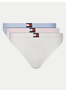 Tommy Hilfiger Komplet 3 par stringów UW0UW05641 Kolorowy ze sklepu MODIVO w kategorii Majtki damskie - zdjęcie 182758123