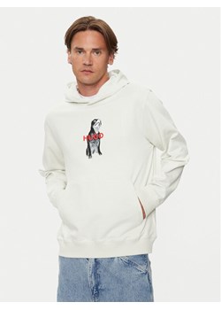 Hugo Bluza Dartchon 50525054 Écru Regular Fit ze sklepu MODIVO w kategorii Bluzy męskie - zdjęcie 182758154