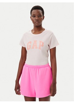 Gap T-Shirt 729555-01 Różowy Regular Fit ze sklepu MODIVO w kategorii Bluzki damskie - zdjęcie 182758171