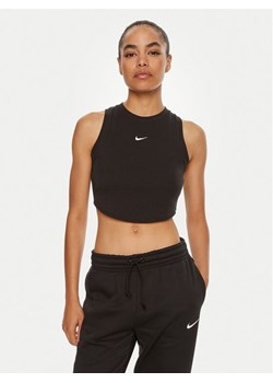 Nike Bluzka FB8279 Czarny Tight Fit ze sklepu MODIVO w kategorii Bluzki damskie - zdjęcie 182758184