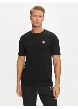 EA7 Emporio Armani T-Shirt 8NPT16 PJRGZ 1200 Czarny Regular Fit ze sklepu MODIVO w kategorii T-shirty męskie - zdjęcie 182758211