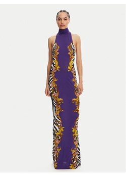 Versace Jeans Couture Sukienka wieczorowa 78HAO9P5 Fioletowy Slim Fit ze sklepu MODIVO w kategorii Sukienki - zdjęcie 182758220