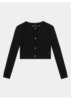 Guess Kardigan J4RR03 Z3CD0 Czarny Regular Fit ze sklepu MODIVO w kategorii Swetry dziewczęce - zdjęcie 182758230