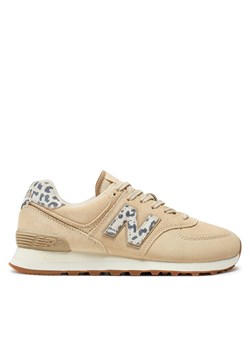 New Balance Sneakersy WL574IH2 Beżowy ze sklepu MODIVO w kategorii Buty sportowe damskie - zdjęcie 182758240