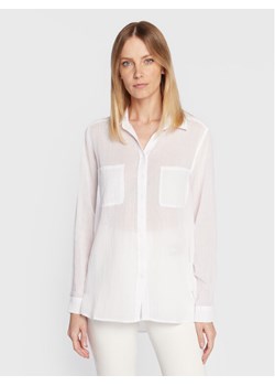 Seafolly Koszula Beachedit 54795-TO Biały Regular Fit ze sklepu MODIVO w kategorii Koszule damskie - zdjęcie 182758291