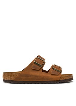 Birkenstock Klapki Arizona Leoi 1028272 Brązowy ze sklepu MODIVO w kategorii Klapki męskie - zdjęcie 182758442