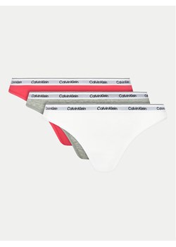 Calvin Klein Underwear Komplet 3 par stringów 000QD5209E Kolorowy ze sklepu MODIVO w kategorii Majtki damskie - zdjęcie 182758460