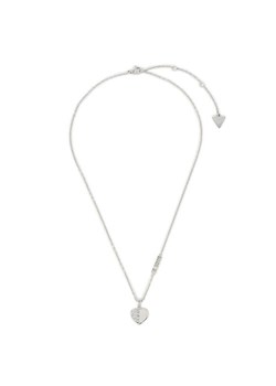 Guess Naszyjnik Lovely Guess JUBN03 035JW Srebrne rodowanie ze sklepu MODIVO w kategorii Naszyjniki - zdjęcie 182758500