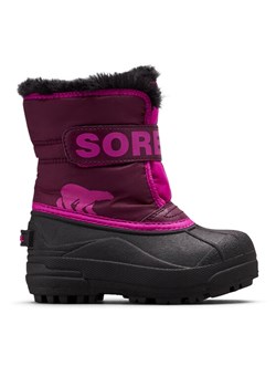 Sorel Śniegowce Snow Commander™ 2114101562 Bordowy ze sklepu MODIVO w kategorii Buty zimowe dziecięce - zdjęcie 182758543