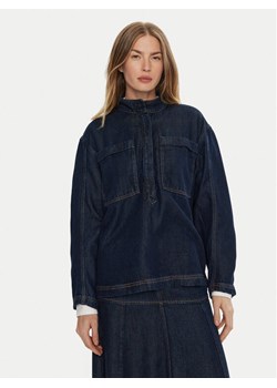 Munthe Bluzka Tuxa 243100024314 Granatowy Relaxed Fit ze sklepu MODIVO w kategorii Bluzki damskie - zdjęcie 182758663