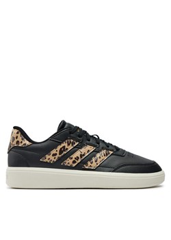 adidas Sneakersy Courtblock IH0045 Czarny ze sklepu MODIVO w kategorii Buty sportowe damskie - zdjęcie 182758704