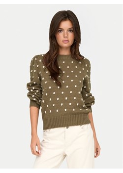 JDY Sweter 15304813 Brązowy Regular Fit ze sklepu MODIVO w kategorii Swetry damskie - zdjęcie 182758793