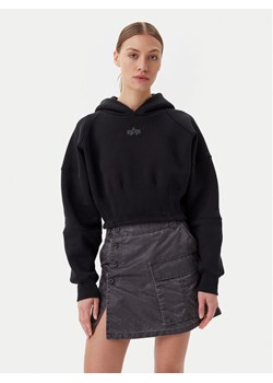 Alpha Industries Bluza 148041 Czarny Regular Fit ze sklepu MODIVO w kategorii Bluzy damskie - zdjęcie 182758801