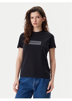 Napapijri T-Shirt NP0A4IP1 Czarny Regular Fit ze sklepu MODIVO w kategorii Bluzki damskie - zdjęcie 182758841