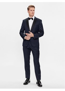 Boss Garnitur H-Huge-2Pcs-Tux-224 50493306 Granatowy Slim Fit - id: 0000303641160 - marki BOSS HUGO BOSS - 182758901 Boss Garnitur H-Huge-2Pcs-Tux-224 50493306 Granatowy Slim Fit ze sklepu MODIVO w kategorii Garnitury męskie - zdjęcie 182758901