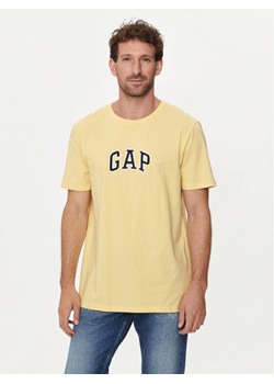Gap T-Shirt 570044-10 Żółty Regular Fit ze sklepu MODIVO w kategorii T-shirty męskie - zdjęcie 182759072