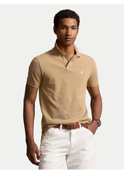 Polo Ralph Lauren Polo 710536856379 Beżowy Slim Fit ze sklepu MODIVO w kategorii T-shirty męskie - zdjęcie 182759132