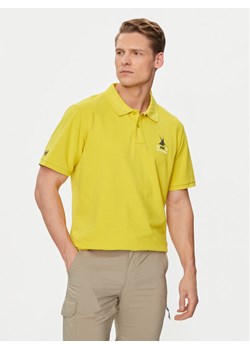 Helly Hansen Polo Koster Polo 34299 Żółty Regular Fit ze sklepu MODIVO w kategorii T-shirty męskie - zdjęcie 182759313