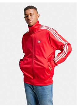 adidas Bluza adicolor Classics IJ7060 Czerwony Loose Fit ze sklepu MODIVO w kategorii Bluzy męskie - zdjęcie 182759441