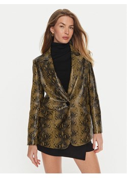 Sisley Marynarka 2S6VLW029 Brązowy Regular Fit - id: 0000304280238 - marki Sisley - 182759520 Sisley Marynarka 2S6VLW029 Brązowy Regular Fit ze sklepu MODIVO w kategorii Marynarki damskie - zdjęcie 182759520