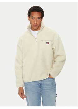 Tommy Jeans Kurtka anorak Teddy DM0DM19242 Écru Relaxed Fit ze sklepu MODIVO w kategorii Kurtki męskie - zdjęcie 182759781