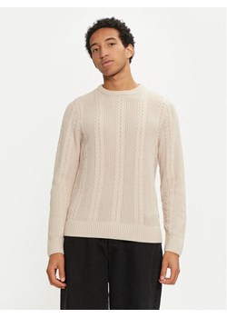Jack&Jones Sweter 12261436 Beżowy Regular Fit ze sklepu MODIVO w kategorii Swetry męskie - zdjęcie 182759882