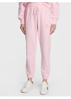 Pinko Spodnie dresowe 100371 A0KN Różowy Regular Fit - id: 0000302580125 - marki Pinko - 182759893 Pinko Spodnie dresowe 100371 A0KN Różowy Regular Fit ze sklepu MODIVO w kategorii Spodnie damskie - zdjęcie 182759893