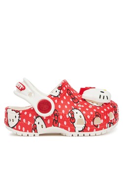 Crocs Klapki Hello Kitty Red Classic Clog T 210577 Kolorowy ze sklepu MODIVO w kategorii Klapki dziecięce - zdjęcie 182759924