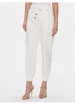 Fracomina Joggery FR24SVC004F432R1 Écru Regular Fit ze sklepu MODIVO w kategorii Spodnie damskie - zdjęcie 182759941