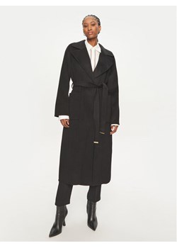 MICHAEL Michael Kors Płaszcz wełniany 77C5935M22 Czarny Regular Fit ze sklepu MODIVO w kategorii Płaszcze damskie - zdjęcie 182759973