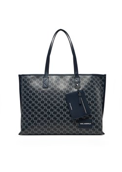 KARL LAGERFELD Torebka A1W30183 Granatowy ze sklepu MODIVO w kategorii Torby Shopper bag - zdjęcie 182760014