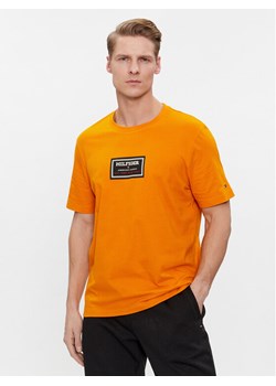 Tommy Hilfiger T-Shirt MW0MW34391 Pomarańczowy Regular Fit ze sklepu MODIVO w kategorii T-shirty męskie - zdjęcie 182760043