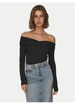 ONLY Bluzka Fayola 15339435 Czarny Slim Fit ze sklepu MODIVO w kategorii Bluzki damskie - zdjęcie 182760062