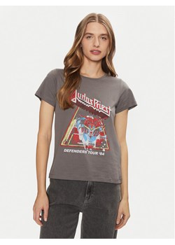 Noisy May T-Shirt Nate 27032258 Szary Regular Fit ze sklepu MODIVO w kategorii Bluzki damskie - zdjęcie 182760094