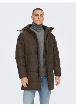 Only & Sons Kurtka zimowa 22020156 Brązowy Regular Fit ze sklepu MODIVO w kategorii Kurtki męskie - zdjęcie 182760131