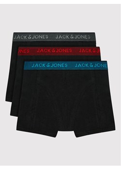 Jack&Jones Junior Komplet 3 par bokserek Waistband 12203513 Czarny ze sklepu MODIVO w kategorii Majtki dziecięce - zdjęcie 182760163
