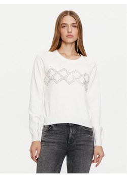 Liu Jo Sport Sweter TF4286 MS63L Biały Regular Fit ze sklepu MODIVO w kategorii Swetry damskie - zdjęcie 182760322