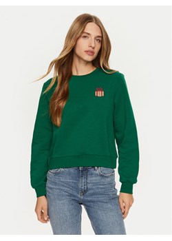 ONLY Bluza Yda Xmas 15270956 Zielony Regular Fit ze sklepu MODIVO w kategorii Bluzy damskie - zdjęcie 182760360