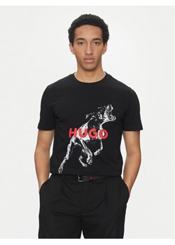 Hugo T-Shirt Deyladec 50530607 Czarny Oversize ze sklepu MODIVO w kategorii T-shirty męskie - zdjęcie 182760420