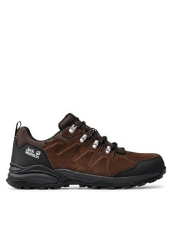 Jack Wolfskin Trekkingi Refugio Texapore Low M 4049851 Brązowy ze sklepu MODIVO w kategorii Buty trekkingowe męskie - zdjęcie 182760423