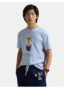 Polo Ralph Lauren T-Shirt 710973137001 Błękitny Slim Fit ze sklepu MODIVO w kategorii T-shirty męskie - zdjęcie 182760441