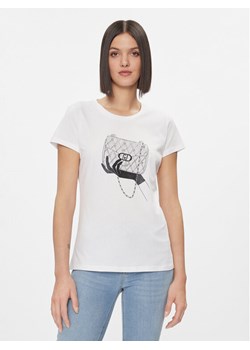 Liu Jo T-Shirt WA4034 JS923 Biały Regular Fit ze sklepu MODIVO w kategorii Bluzki damskie - zdjęcie 182760540