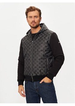 KARL LAGERFELD Kurtka przejściowa 505061 544529 Czarny Regular Fit ze sklepu MODIVO w kategorii Kurtki męskie - zdjęcie 182760664